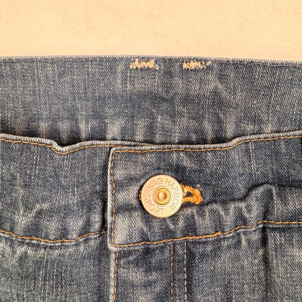 Sag Harbor Vintage 2005 Straight Leg Jean Blue Denim High Rise Size 10 SP506-105 - Picture 3 of 7